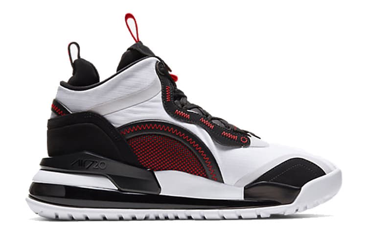 JORDAN Aerospace 720 White Gym Red Black 4