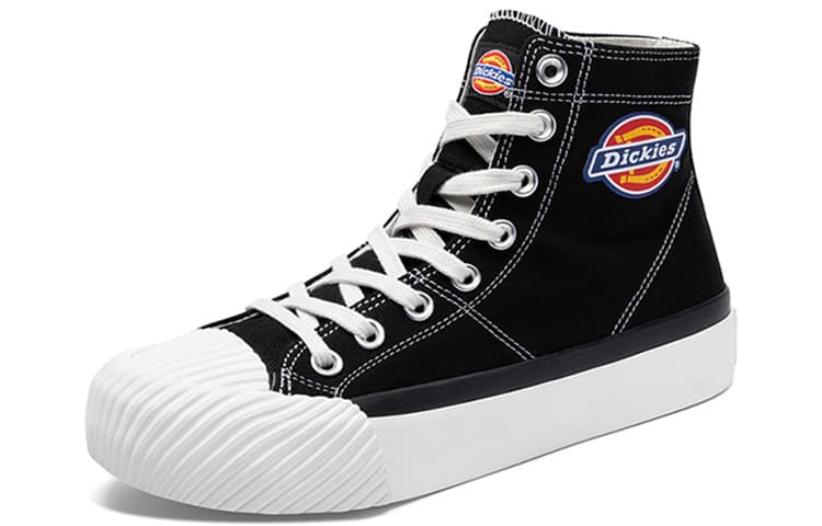 Dickies Canvas Shoes Unisex High-Top Black 3