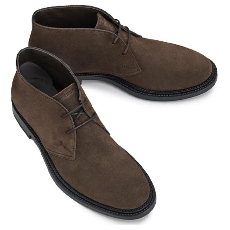 TOD'S Desert Almond Toe Ankle Boots 5