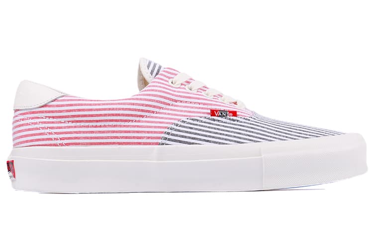 Vans Vault Og Style 45 Lx Maritime Nautical Stripes Black Goji Berry 4