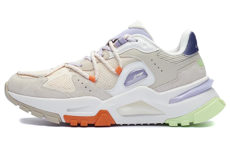 LiNing Reverse Fantasy Low-Top Sports Casual Shoes Women's White Gray
