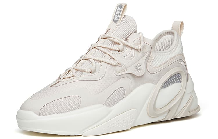 Anta AT91 Low-Top Skateboard Shoes Women's Gray White 3