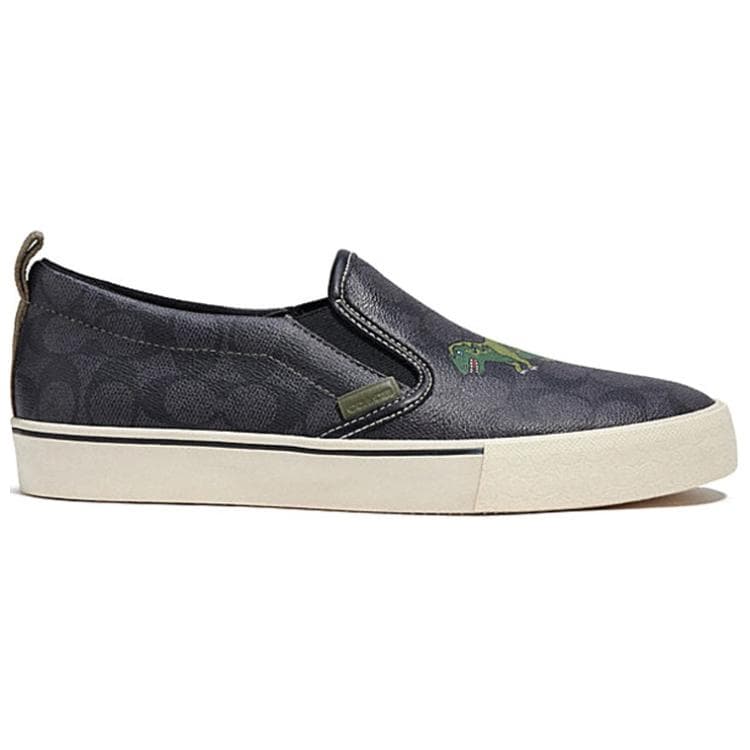 COACH Skateboard Shoes Men Low-Top Black 3