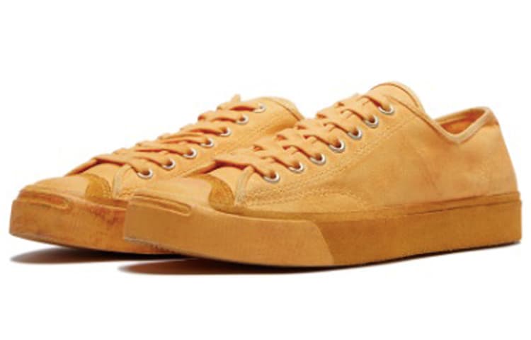 Converse Jack Purcell Non-slip Lightweight Low-Top Canvas Shoes Unisex Orange 5