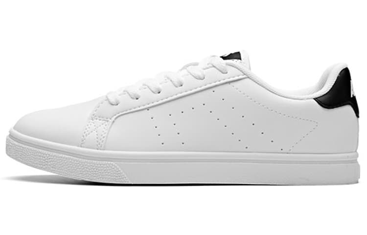 Anta Life Collection Anti-Slip Wear-Resistant Low-Top Skateboard Shoes Women's White Black