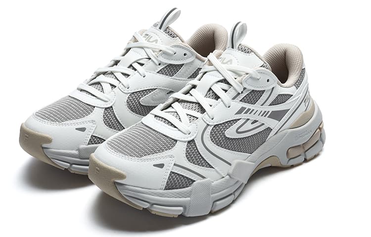FILA Decoder Athletic Shoes 'White Grey' Women's 4