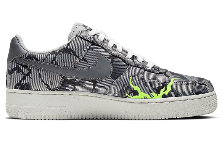Nike Air Force 1 Low '07 Lx Light Smoke Grey Camo Embroidery 3