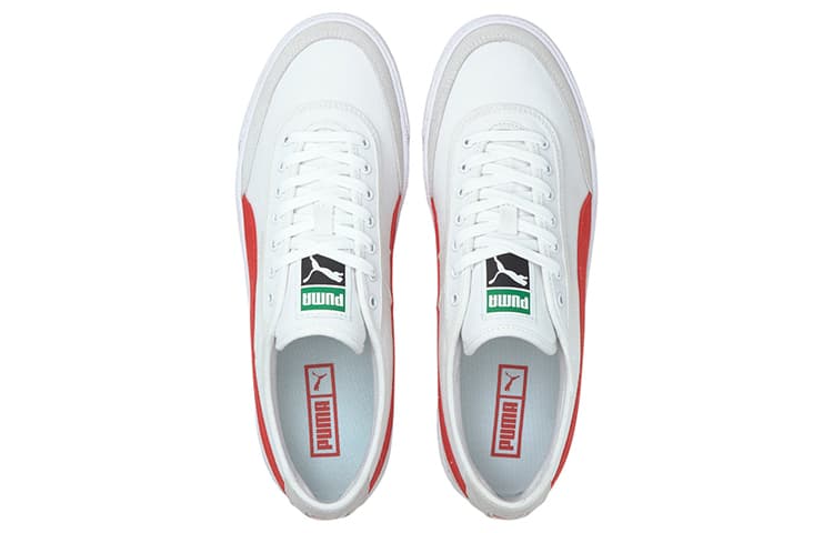 PUMA Oslo Vulc Cvs Casual Shoes White/Red 6