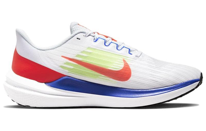Nike Air Winflo 9 Bright Crimson Racer Blue 3