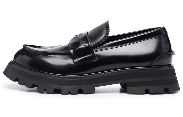 Alexander McQueen Ridged Slip-On Loafers 2