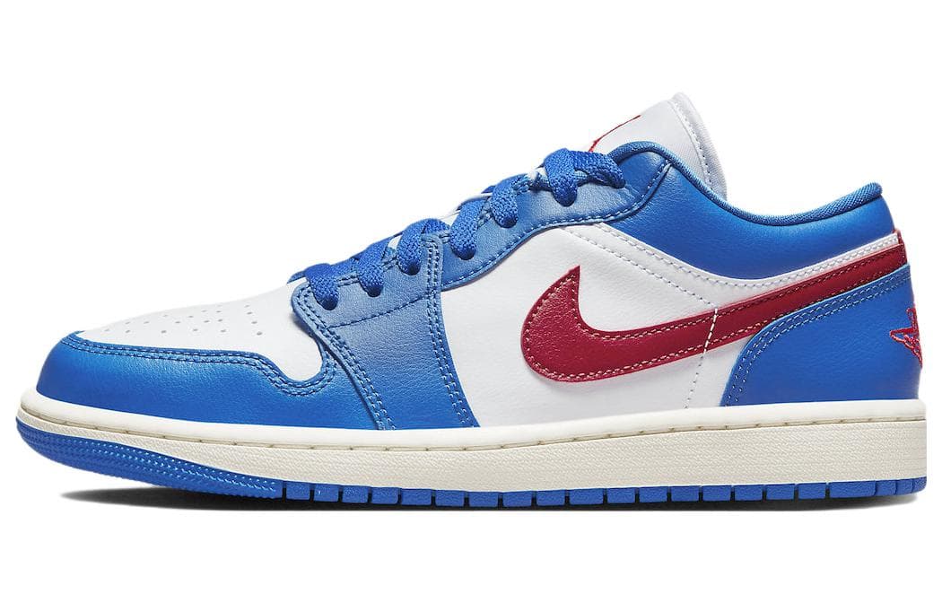 JORDAN 1 Low Sport Blue Gym Red Women's 2