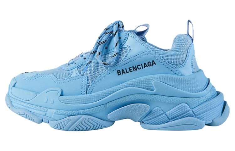 Balenciaga Triple S Light Blue Women's