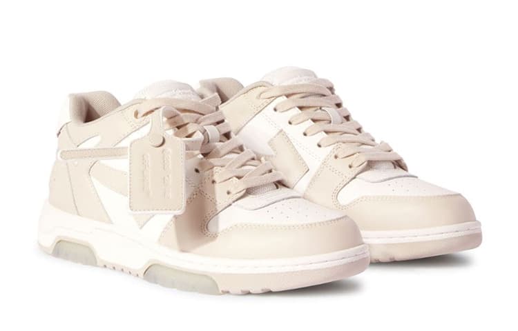 OFF WHITE Out Of Office Ooo Low Tops Beige Women's 3