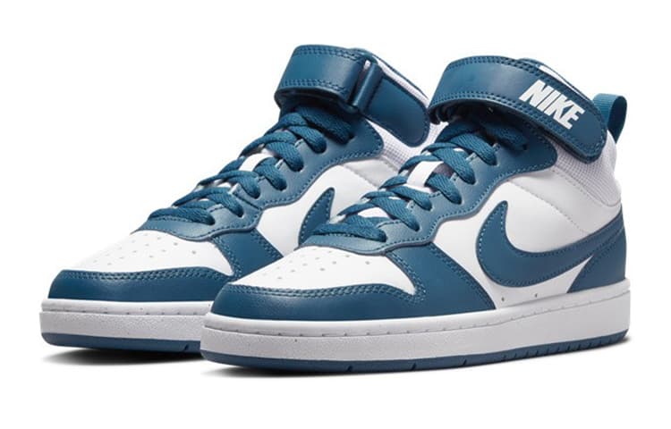 Nike Court Borough Mid 2 White Marina GS 5