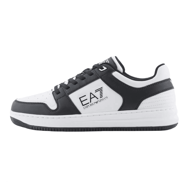 EMPORIO ARMANI EA7 Low-Top Casual Shoes Men's Black White 2
