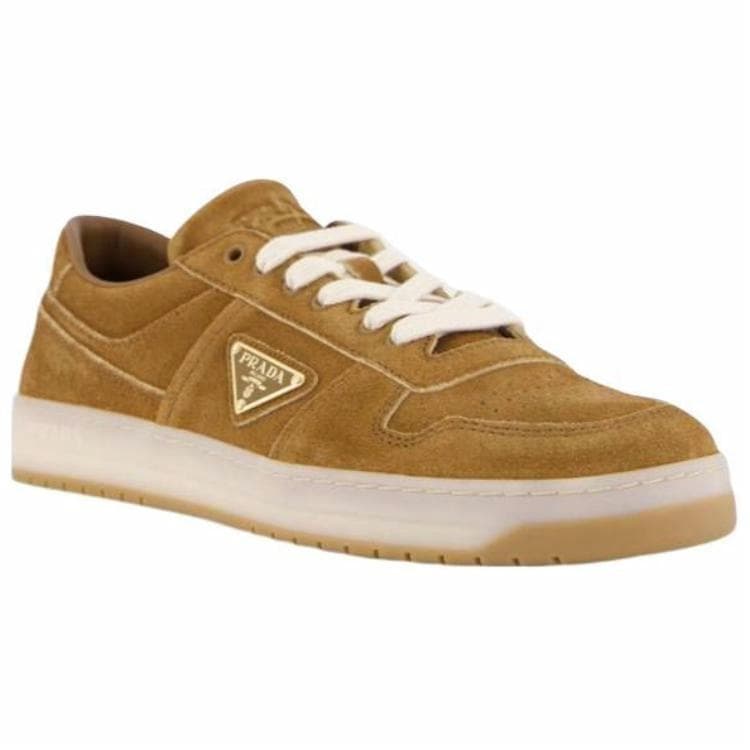 PRADA Prada Downtown Low-Top Skateboard Shoes Men's Brown 6