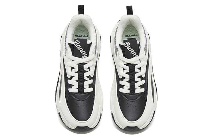 Anta Low-Top Sports Casual Shoes Women's Black White 5