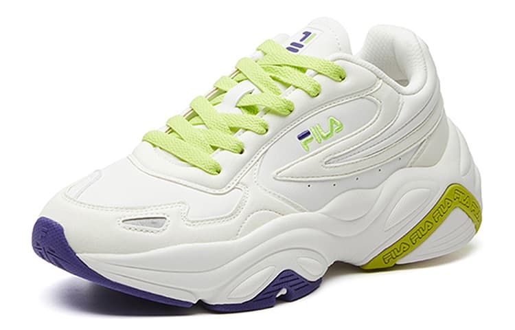 FILA Morden Chic FMC 'White Yellow' Women's 3