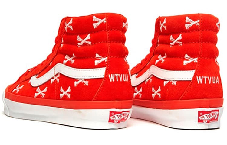 Vans Wtaps X Og SK8 Hi Lx 'Orange White' 6