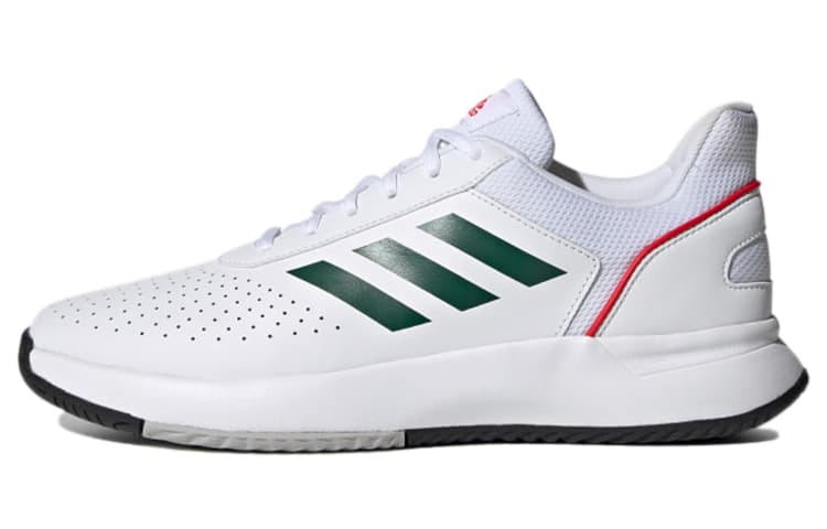 Adidas Courtsmash Shoes White/Green/Red 2