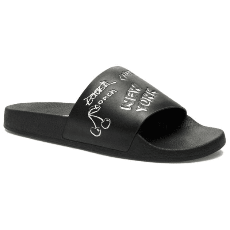 COACH Slide Sandals Men's Black 4