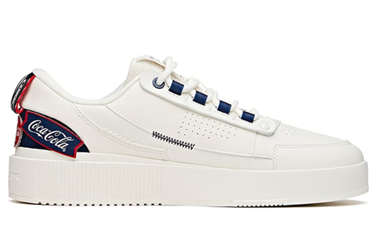 ANTA X Coca Cola Life Series Sneakers'White Red Blue' 4
