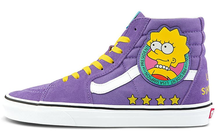 Vans The Simpsons X Vans Sk8 Hi 'Lisa 4 Prez'