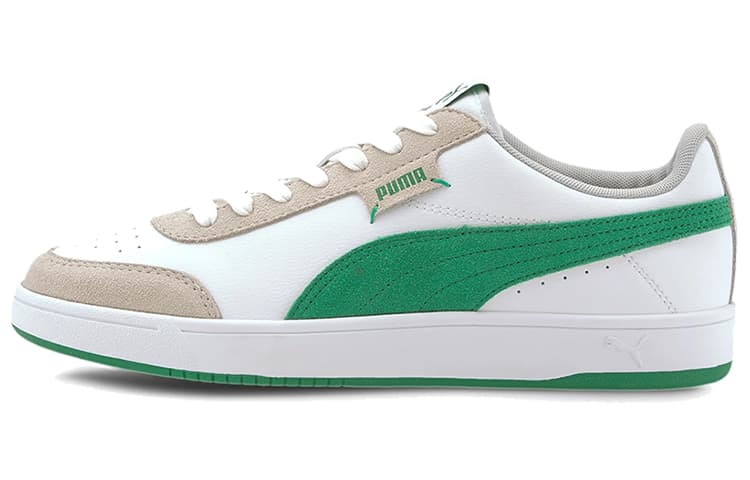 PUMA Court Legend Lo 'White Green Brown' 2