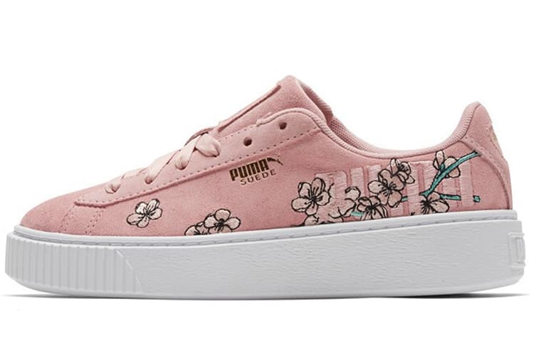 PUMA Platform Floral 'Pink Blue' Women's 2