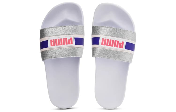 PUMA Leadcat Ftr Slides '90s Pop Glittered White' Women's 6
