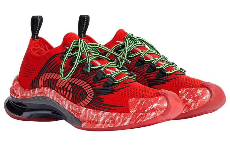 GUCCI Women's Run Sneaker 'Red' Women's 4