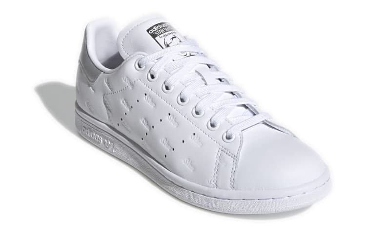 Adidas Originals Stan Smith Debossed Logos Silver Women's 4