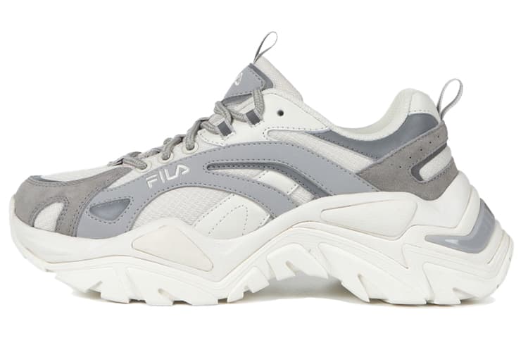 FILA File Low Top Running Shoes White/Grey