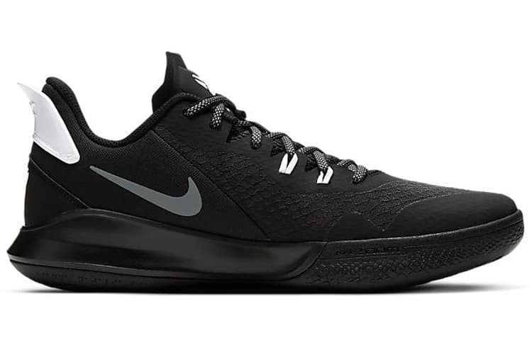 Nike Mamba Fury Black White Smoke Grey 3