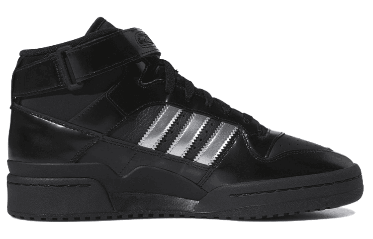 Adidas Heitor Da Silva X Forum 84 Mid 'Black Silver Metallic' 3
