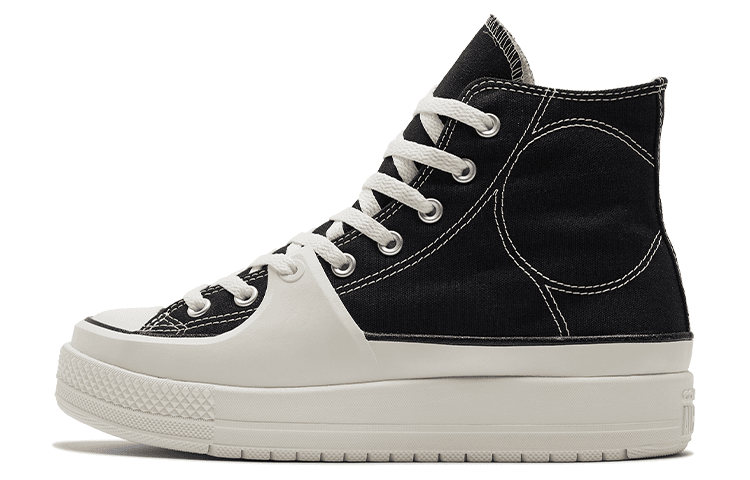 Converse Chuck Taylor All Star Construct Hi Black Vintage White