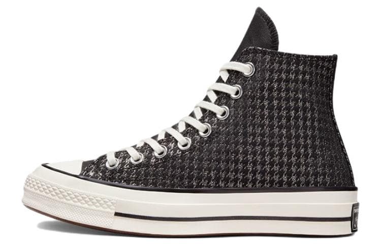 Converse Women's Chuck 70 High 'Houndstooth Shine   Black' Women's