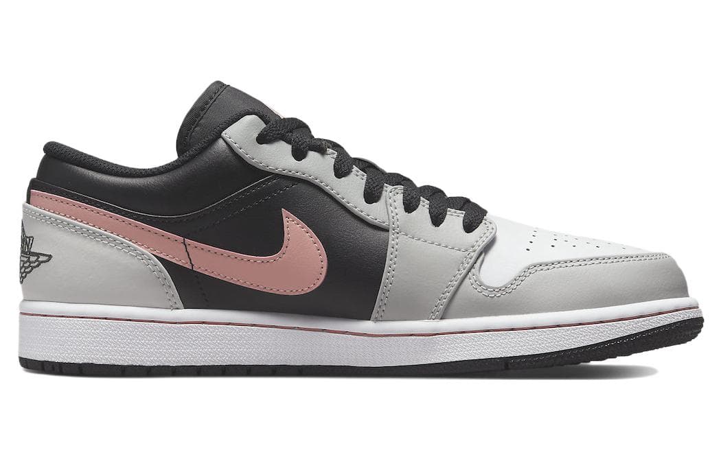 JORDAN 1 Low Black Grey Pink 3