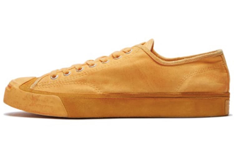 Converse Jack Purcell Non-slip Lightweight Low-Top Canvas Shoes Unisex Orange 2