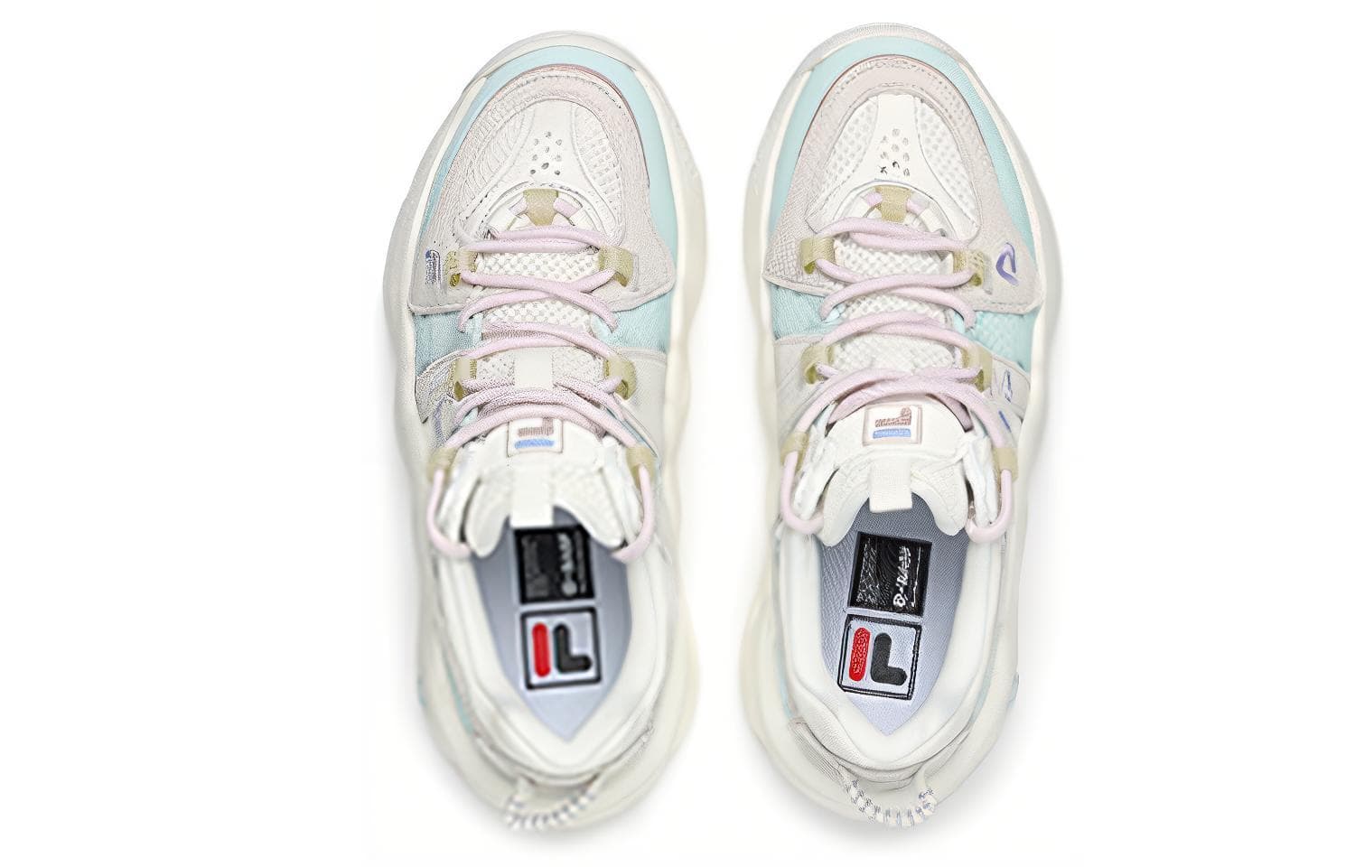 FILA BARRICADE II Cushioning Anti-Slip And Wear-Resistant Low-Top Casual Shoes Women's White Blue 4