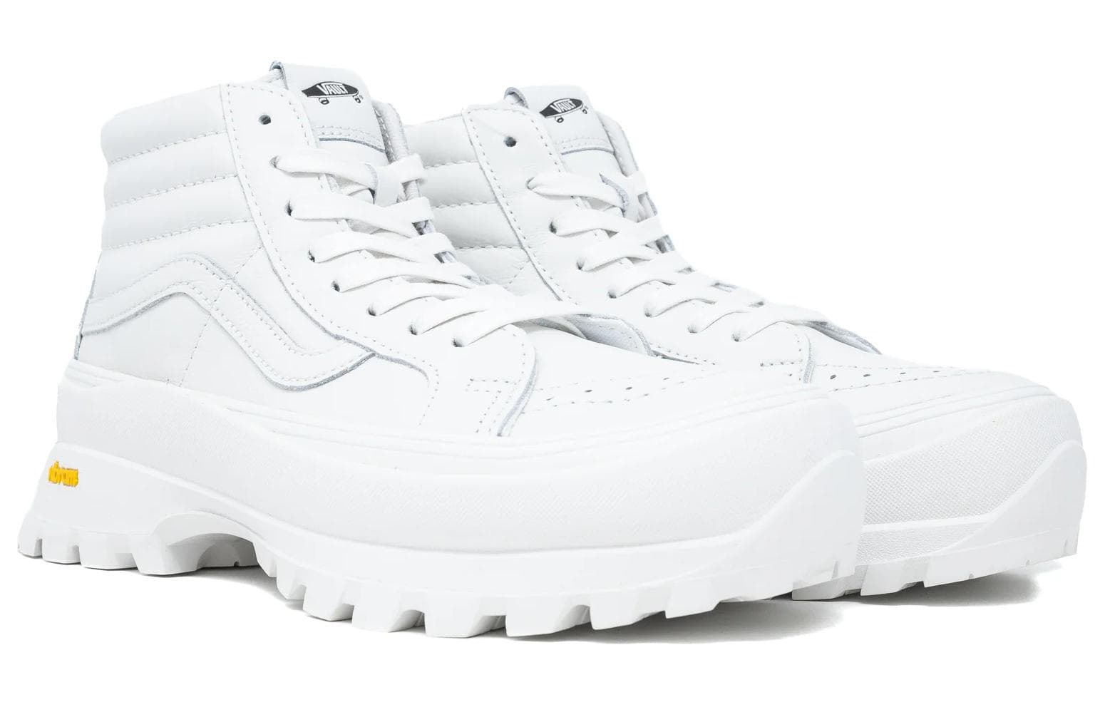 Vans Virbram X Vans SK8 Hi Lx Wear resistant Non Slip Casual Skateboarding Shoes White 5