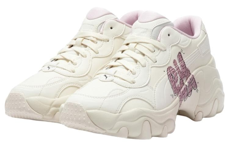 PUMA Pulsar Wedge Logo Play 'White Pink' Women's 6