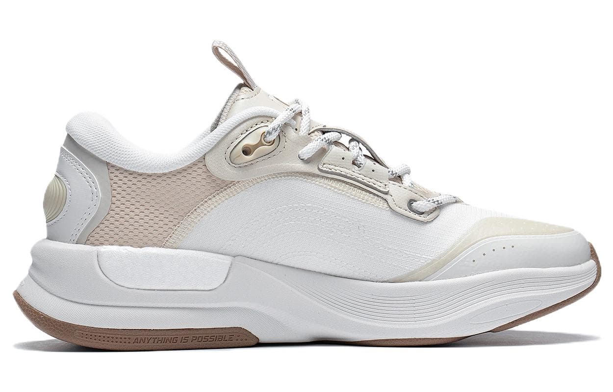 LiNing Cloud Extreme Lightweight Rebound Low-Top Sports Casual Shoes Women's White Gray 3