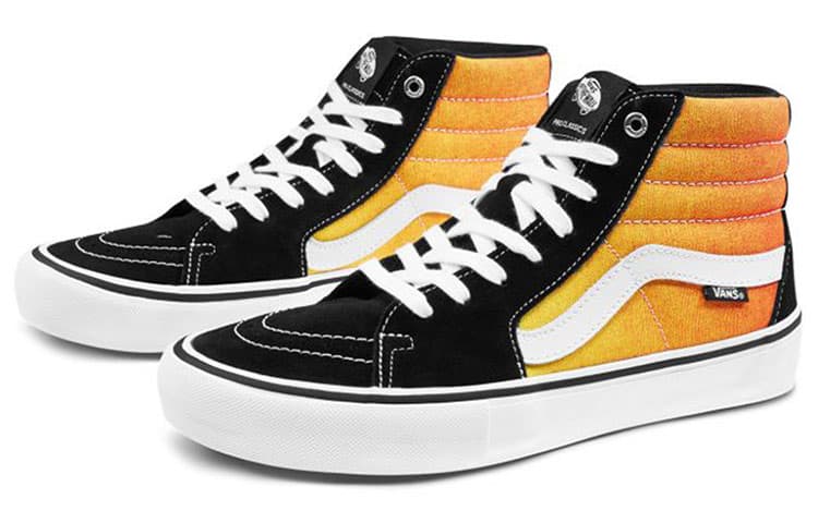 Sk8 Vans  Hi Pro 'Fade   Black Orange' 3
