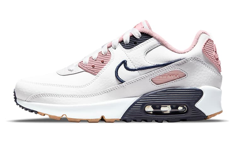 Nike Air Max 90 Leather SE 'White Pink Glaze' GS 2