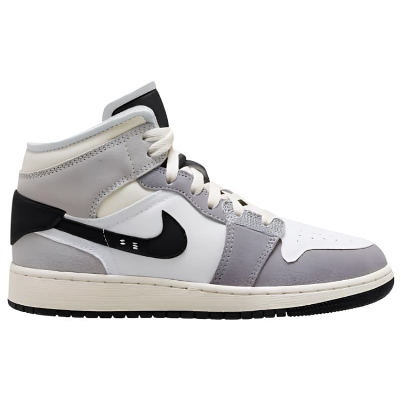 Jordan 1 Mid Se Craft White Cement Grey Black 4