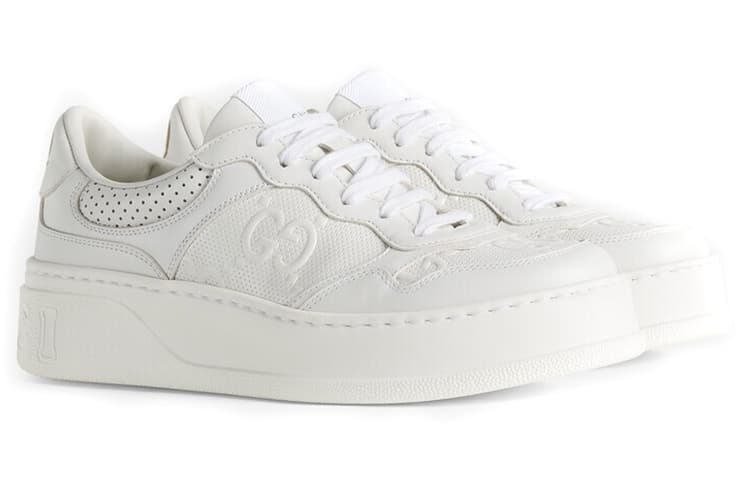 GUCCI Women's Gg Embossed Sneaker 'White' Women's 4