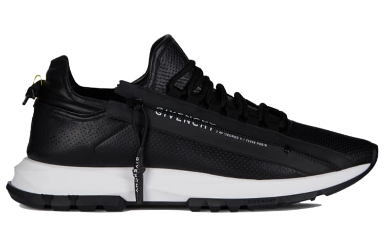 Givenchy Spectre Lightweight Low Top Athletic Shoes Men's Black 4