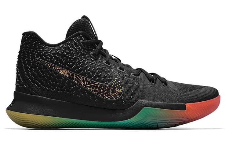 Nike Kyrie 3 ID 'Black Red Green' 3