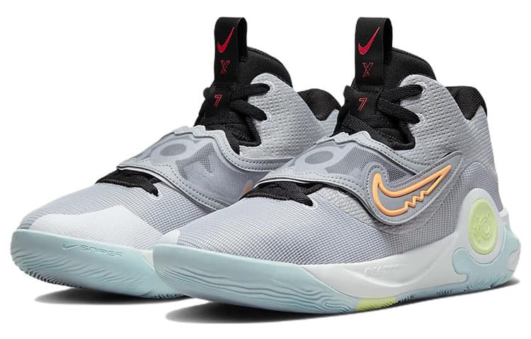 Nike KD Trey 5 X EP 'Grey Volt Crimson' 6